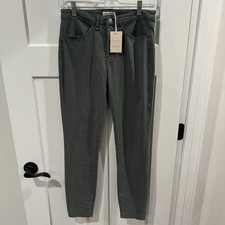 NWT Peter Millar Women's Karlie Stretch Sateen High Rise Pant Iron Gray Size 4