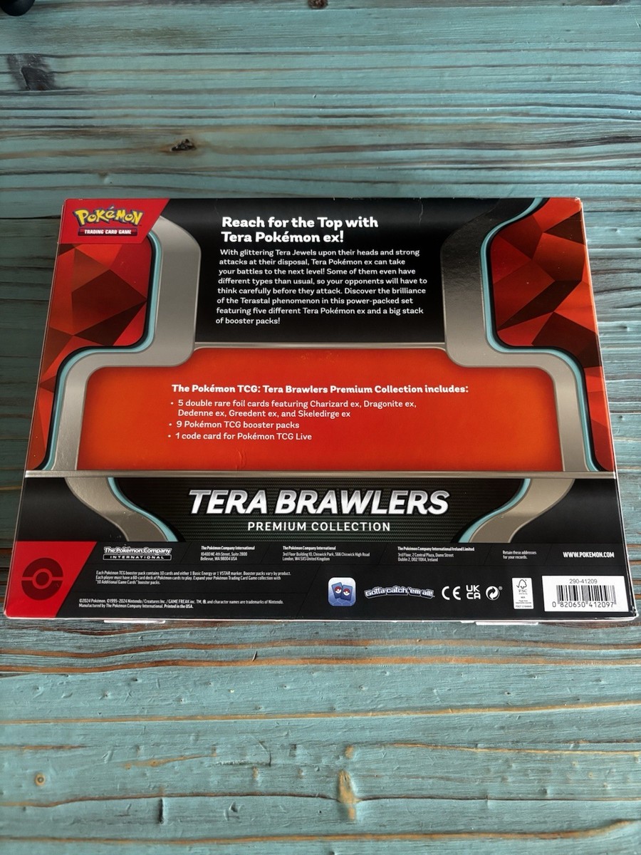 pokemon trading card game tera brawlers premium collection gamestop exclusive Pokemon TCG: Tera Brawlers Premium Collection (Retailer Exclusive) — Booghe main image 0
