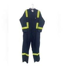 FR Flame Resistant Coveralls XL Westex UltraSoft Navy Reflective Workwear