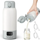 Portable Bottle Warmer for Travel, Fast Heating Milk Warmer on the Go, 17 OZ Wat