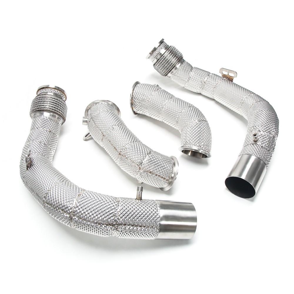 KYOSTAR Exhaust Downpipe Stainless Steel For BMW F90 M5 F91/F92/F93 M8 S63 4.4T