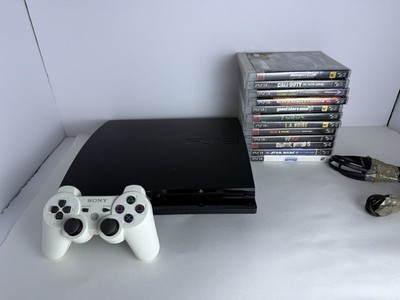 Sony PlayStation 3 Slim Launch Edition 320GB Console BUNDLE 12 GAMES FULL TESTED