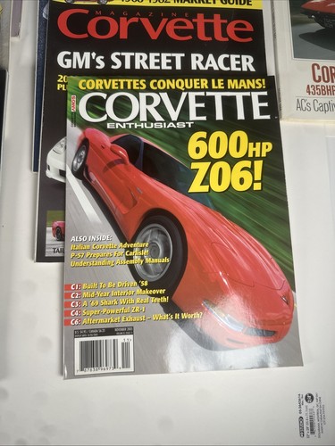 Corvette Magazine Magazines Mixed Years Lot of 11 - Picture 3 of 12
