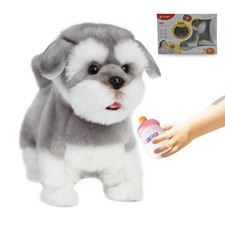12" Electric Plush Dog Toys, Electronic Stuffed Animal Dog Toy, Interactive W...