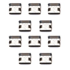 10Pcs USB 3.1 Type-C 24Pin SMT Female PCB Socket Connector Plug DIY Solder