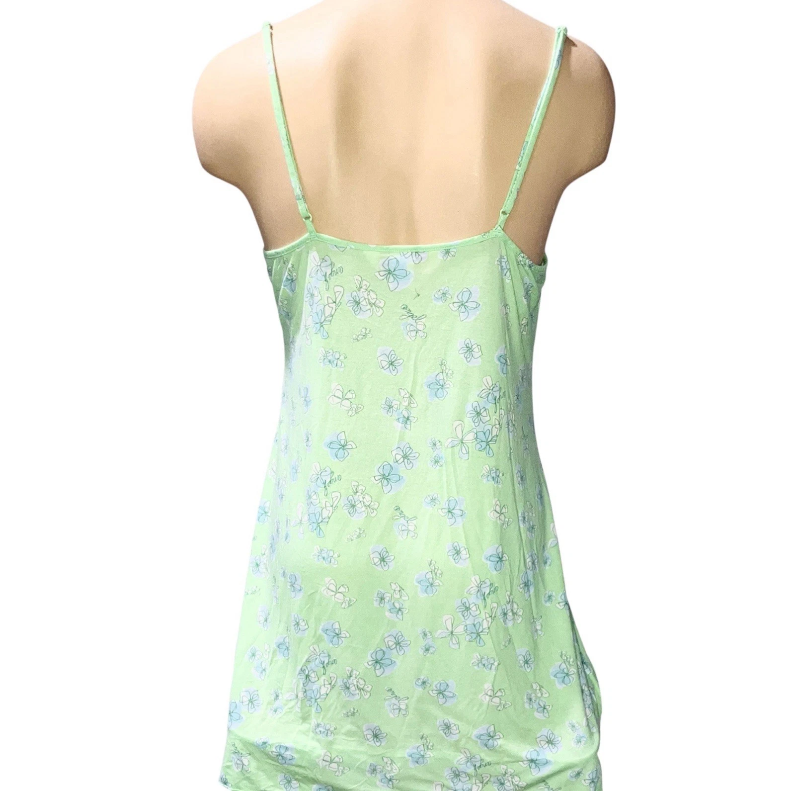 UNDERCOVER Abito vestito Victoria's Secret VINTAGE modal cami slip taglia grande super morbido neon