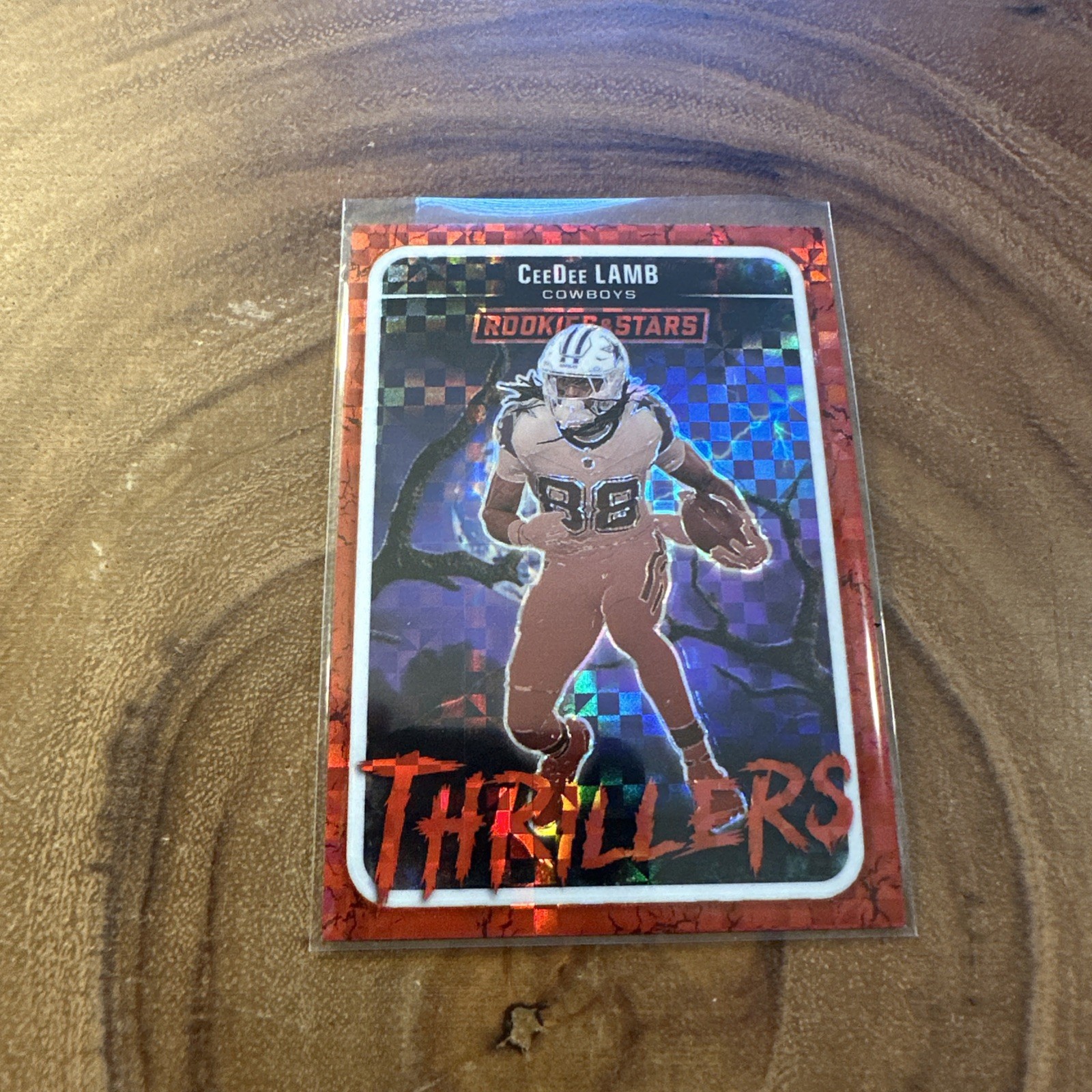 2025 Panini Rookies & Stars CeeDee Lamb Thrillers Red Plaid Prizm 