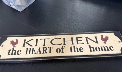Kitchen The Heart of The Home Rustic Wall Sign 5x22