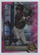 2022 Bowman Chrome Prospects Mega Box Pink Mojo Refractor /199 Yendry Rojas 19fv
