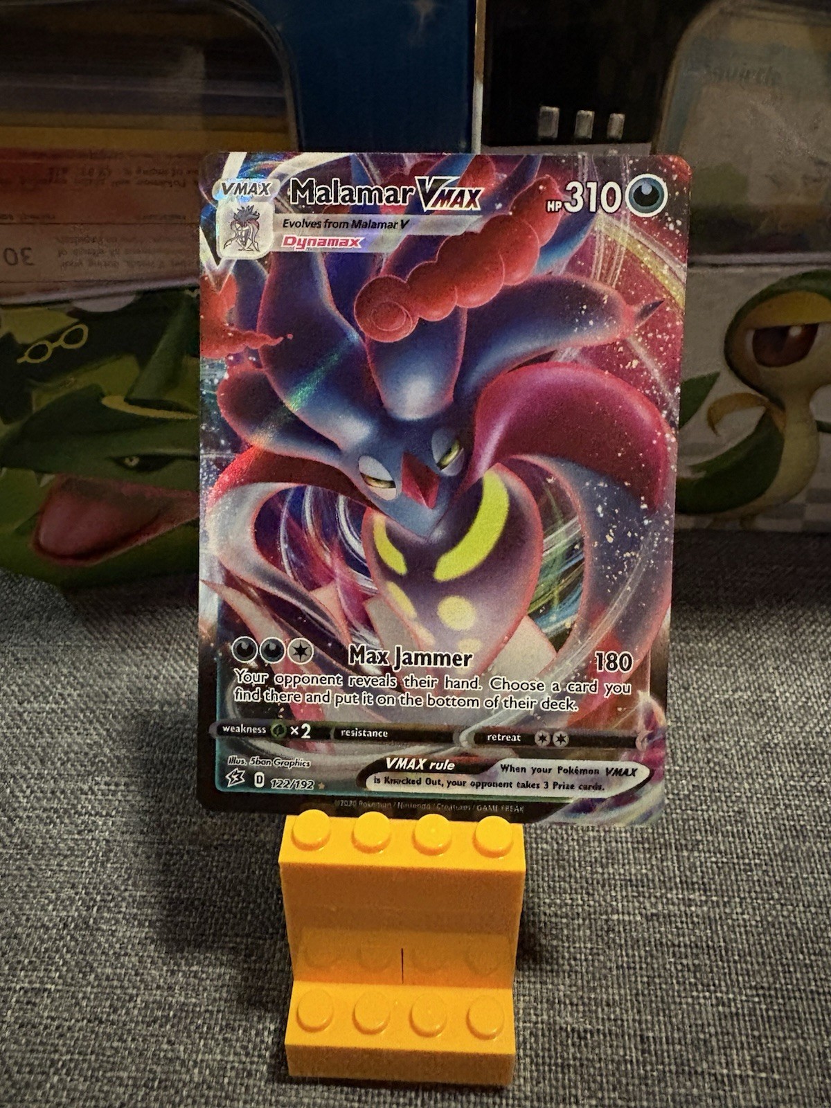 Malamar Vmax 122/192 Rebel Clash Full Art Ultra Rare Pokémon TCG Card