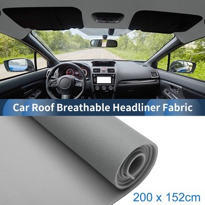 Netzstoff 79''x60'' für Autodachreparatur Schaumstoffunterlage Dunkelgrau