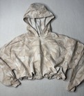 Lululemon LA "All Yours" Womens Cropped Bubble Hem Hoodie Size 8/10 Cafe Au Lait — photo 3