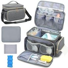 Breast Pump Bag Fit for Spectra S1/S2, Portable Pump Carrying Case Pumping ...