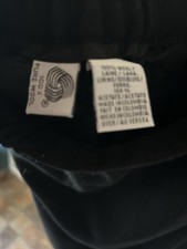 Ladies Black Wool Blend Skirt Sz 24w