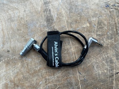 Alvin's Cables 5 pin Lemo Male to 3.5 TRS Male Audio Cable right angle