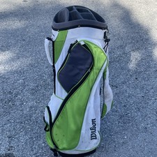 Wilson Ladies Golf Bag Carry Green White 7 Way