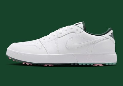 Nike Air Jordan 1 Low Golf Spiked White Fir Elemental Pink IQ3417-100 Men Sizes