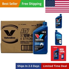 4-Stroke ATV/UTV SAE 10W-40 Motor Oil 1 QT, Case of 6 46.66 per gallon