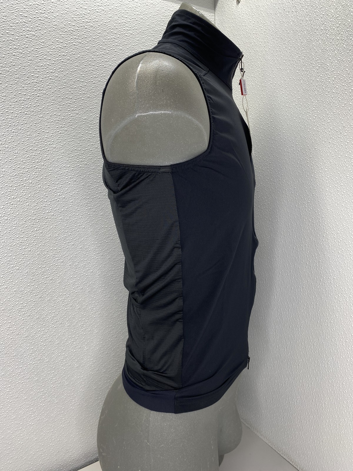 CASTELLI Mens Espresso Windproof Shell Vest for Cycling, Light Black, X-Large