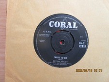 BUDDY HOLLY=WHAT TO DO  EX-