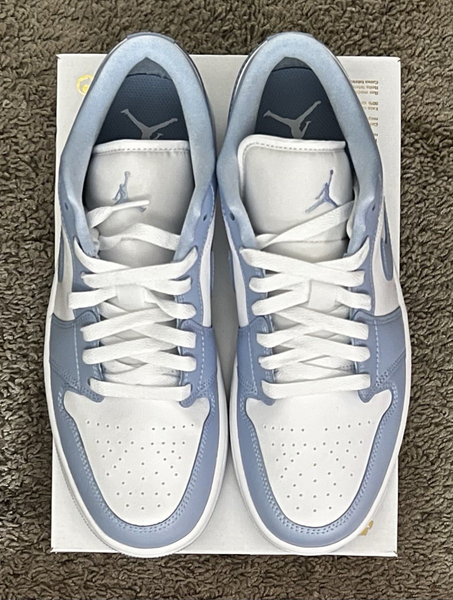 Nike Air Jordan 1 Low グレー/ホワイト JORDAN BRAND WMNS AIR JORDAN 1 LOW WHITE/WOLF GREY-ALUMINUM