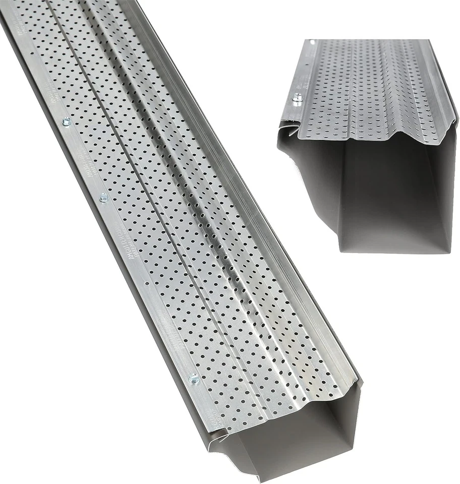 Lifetime Aluminum Gutter Guard - Heavy Duty Leaf Protection for 5" & 6" Gutters - Image 3 of 4