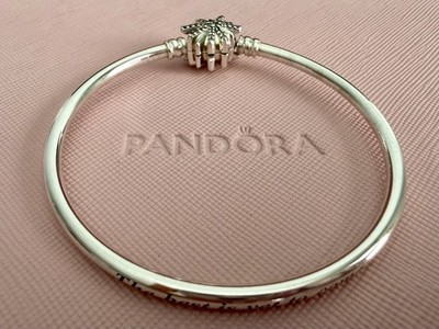 Pandora CZ Fireworks Bangle “The Best is Yet to Come” Small