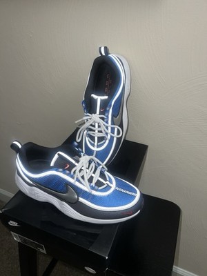 Nike Zoom Spiridon Blue Black White Men's Running Sneakers Mesh Low Top