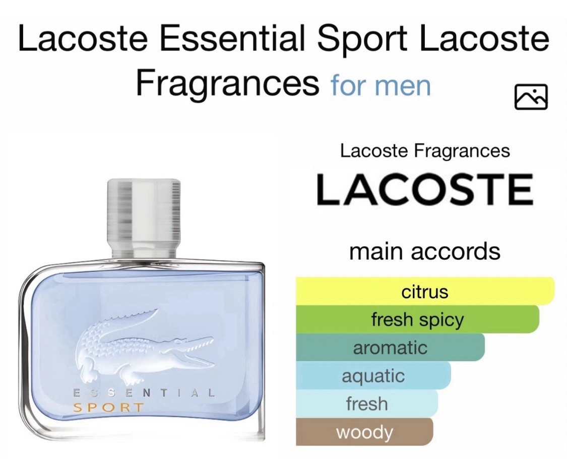 Men Lacoste Essential Sport 4.2 oz-125ml EDT Spray / NIB