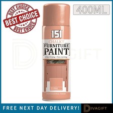 151 CHALK PINK FURNITURE SPRAY PAINT 400ML FAST DRYING CHALKY PRO FINISH NEW
