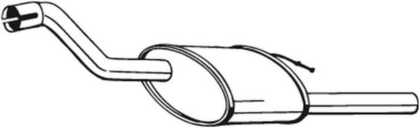 EndschalldäMpfer NachschalldäMpfer Bosal 154-313 FüR Focus Ford DNW 1 Turnier-image