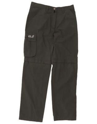Jack Wolfskin Womens Straight Cargo Trousers EU 44 XL W32 L30 Green CT16