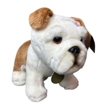Aurora Miyoni Bulldog Plush NWT Stuffed Animal Realistic lifelike 6 Puppy Dog