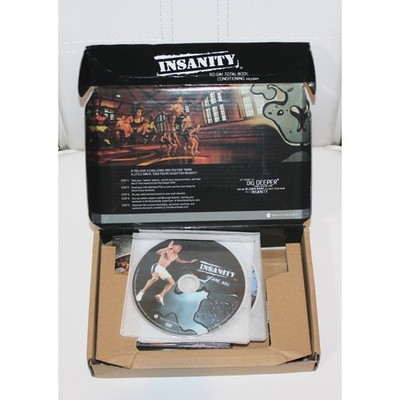 Beachbody Insanity 60-Day Workout DVD set Shaun T Fitness Program (12 Discs)