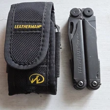 LEATHERMAN WAVE MULTI TOOL PLIERS KNIFE BLACK OXIDE EDC MULTI-TOOL & SHEATH