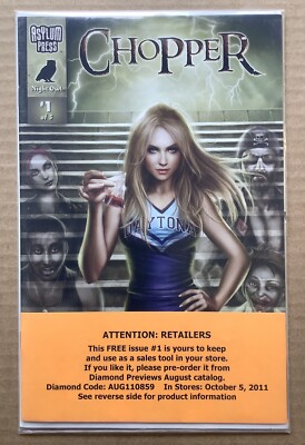 CHOPPER #1 (2011) Asylum Press; Martin Shapiro, Juan Ferreyra; NM