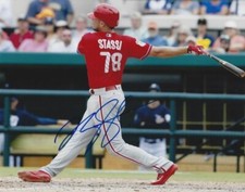 Signed 8x10 BROCK STASSI  Philadelphia Phillies  Autographed photo- COA 