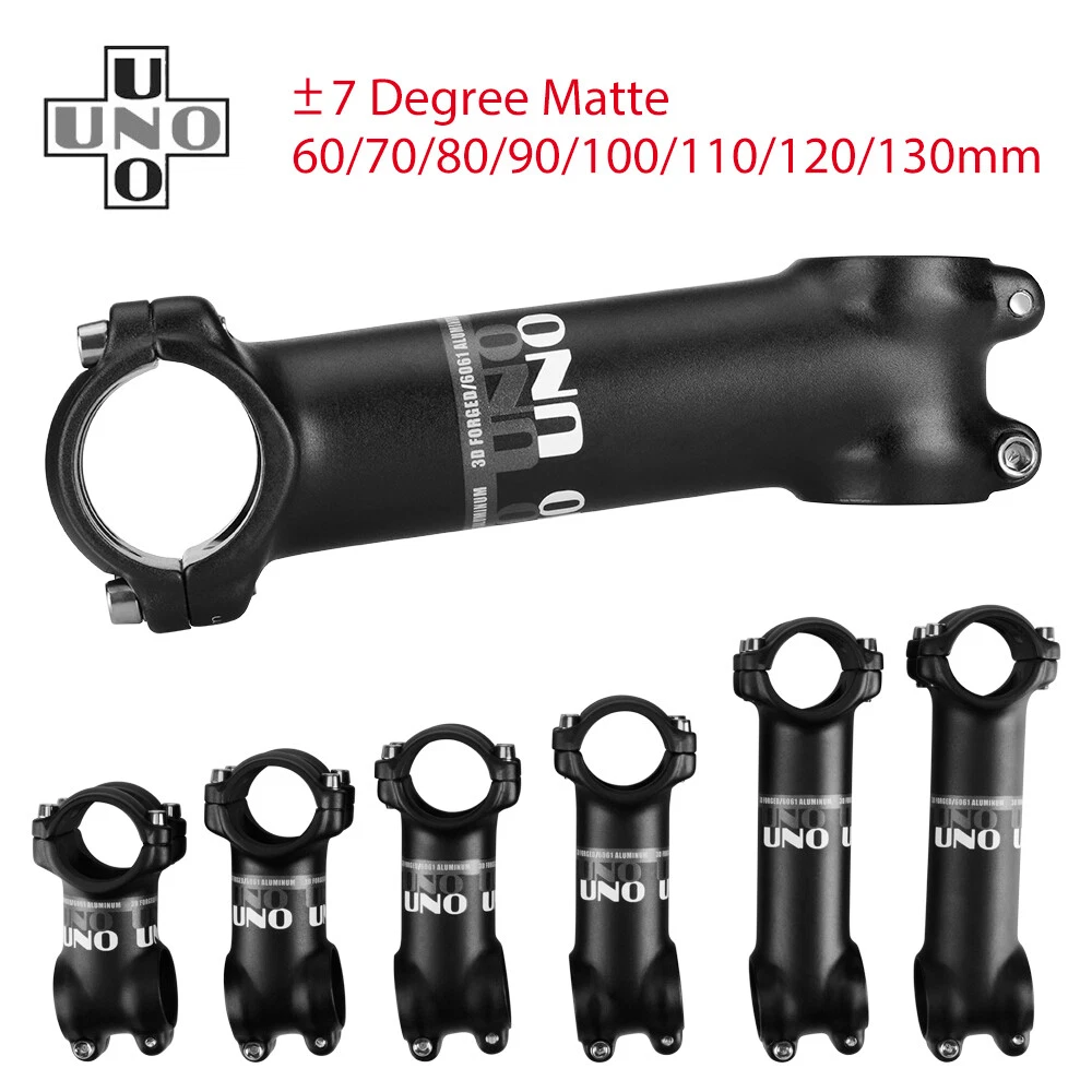 UNO Stem 7degree Bicycle Stem MTB Stem 60-130mm Bike Accessories | eBay