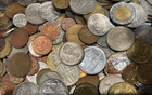 International 100 Plus World Coins Value 1+ Lbs Bulk Lot Free Shipping Gd - Bu