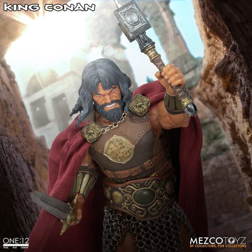 NUEVA Figura de Acción Colectiva Mezco Toyz Conan el Rey Bárbaro Conan One:12 - Imagen 10 de 12