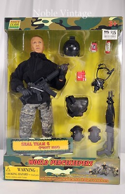 World Peacekeepers 12” Navy Seal Team 6 Point Man Action Figure