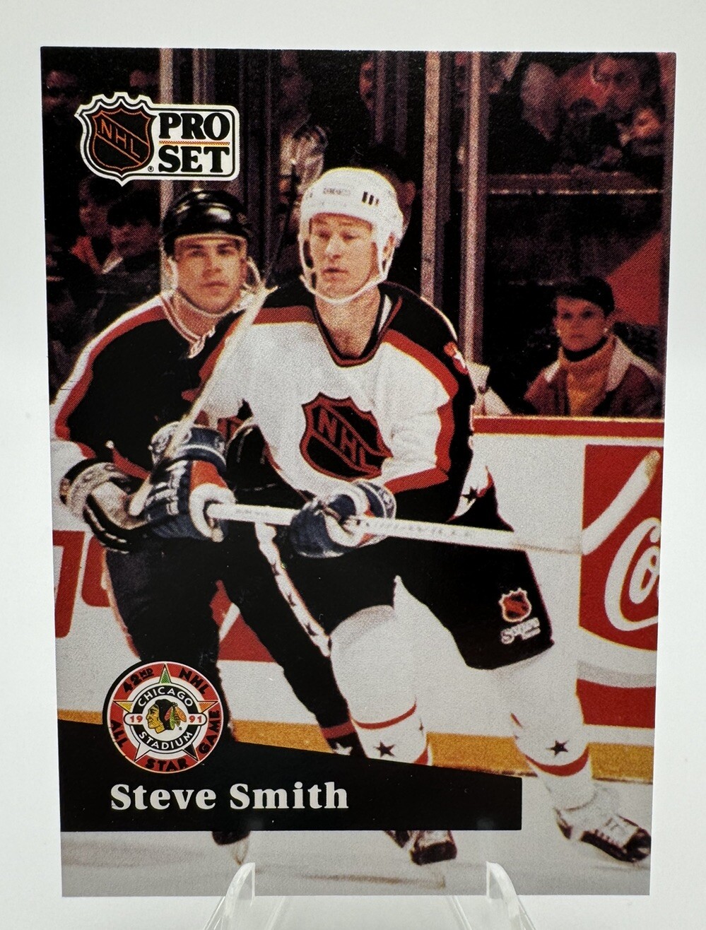 1991 Pro Set #284 Steve Smith Edmonton Oilers