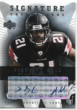2004 Upper Deck Foundations Signature Foundations #SF-DE DeAngelo Hall NM-MT Aut