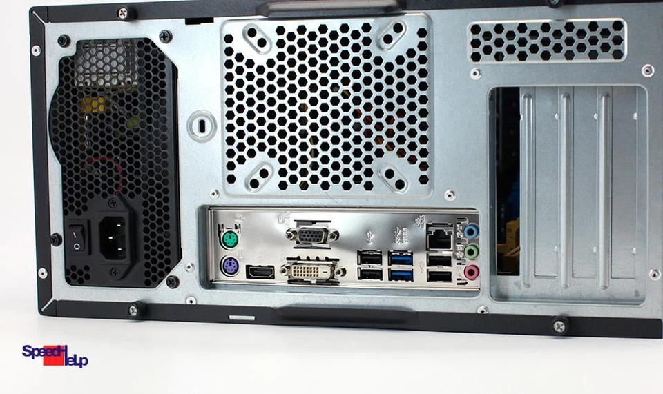 ASUS H81M-PLUS Intel Core i3 4330 3500MHZ Computadora PC Windows 7 10 500GB 8GB - Imagen 3 de 4