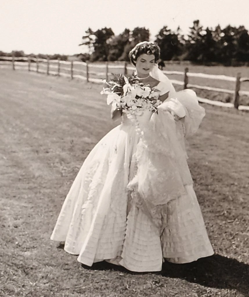 jackie kennedy wedding dress