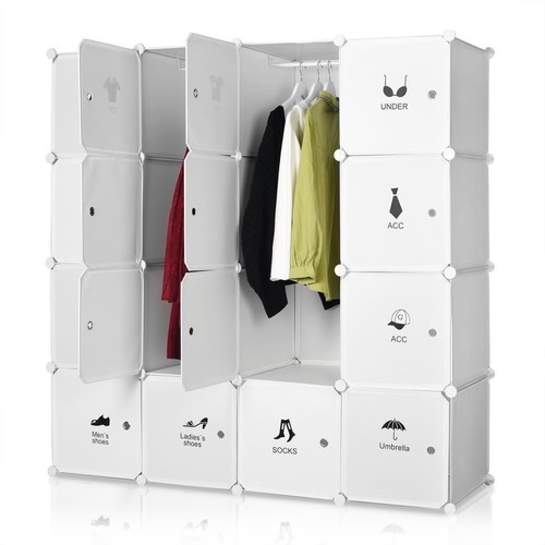 Ribelli Steckkleiderschrank Portable Garderobe 16 Würfel - B-Ware neuwertig - Bild 3 von 7