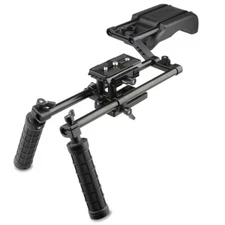 CAMVATE Aluminum Pro DSLR Shoulder Mount Support Rig Kit For Canon/ Nikon/ Sony