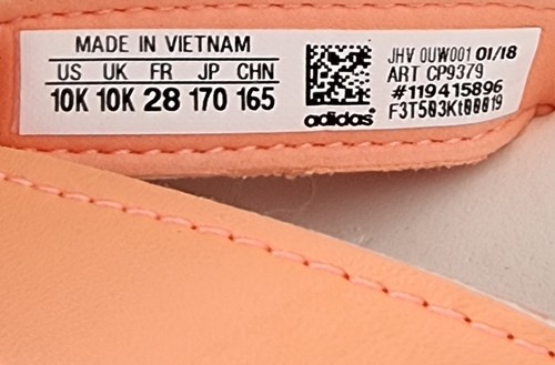 adidas Beach Thong 2K Slides Coral Size UK 10K / F28 CP9379 - Picture 2 of 14