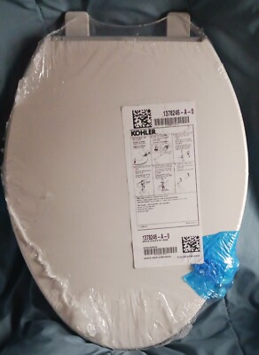 Kohler 1378246-A-0 Brevia Quiet-Close Elongated Antimicrobial Toilet Seat White