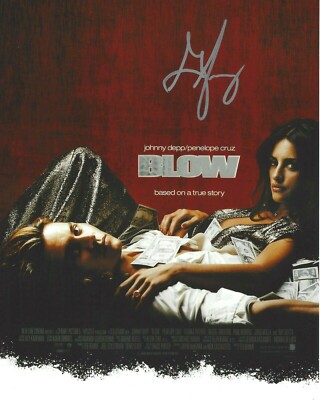 GEORGE JUNG SIGNED BLOW MOVIE 8x10 POSTER PHOTO w/COA JOHNNY DEPP